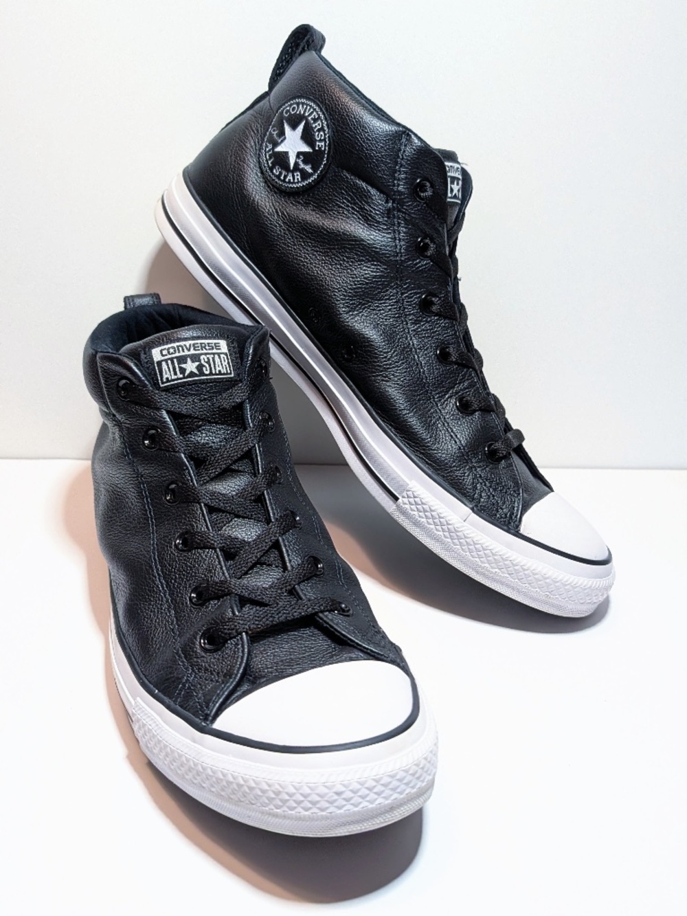 Converse Chuck Taylor All Star High Top Black Leather Men’s 13
